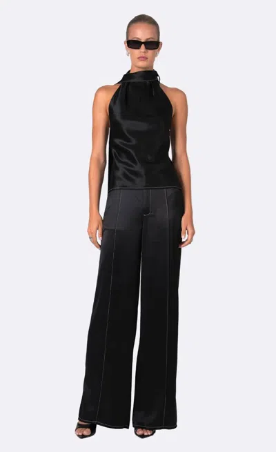 Nonchalantlabel Marcella Wide Leg Pants In Black