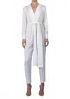 Nonchalantlabel Nadine Long Sleeve Jumpsuit In Off White In Yellow