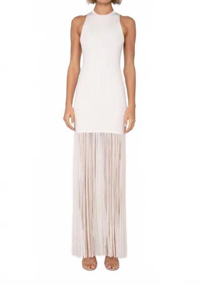 Nonchalantlabel Olli Sweater Knit Dress In Ivory In Neutral