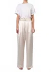 Nonchalantlabel Rhett Pant In Champagne In Neutral