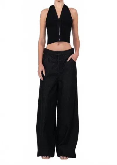Nonchalantlabel Riley Crop Top In Black