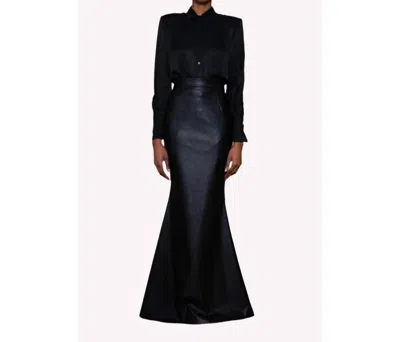 Nonchalantlabel Serena Floor Length Skirt In Black