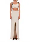 Nonchalantlabel Simone Maxi Skirt In Ivory In Neutral
