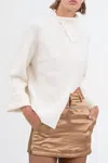 Nonchalantlabel Tatum Skirt In Bronze In Gold