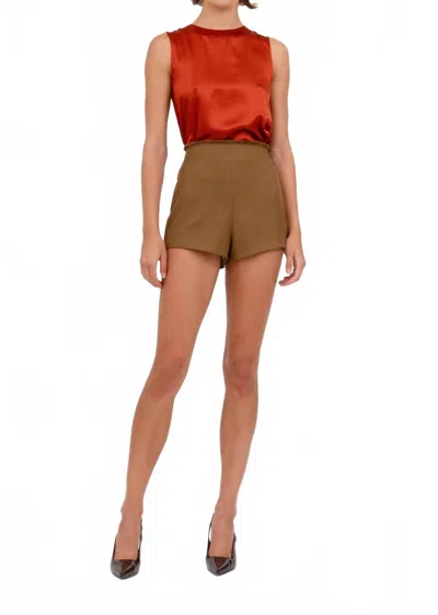 Nonchalantlabel Tiana Shorts In Brown