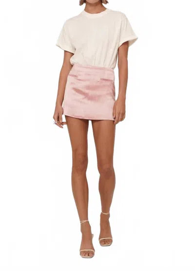 Nonchalantlabel Tove Skirt In Desert Rose In Pink