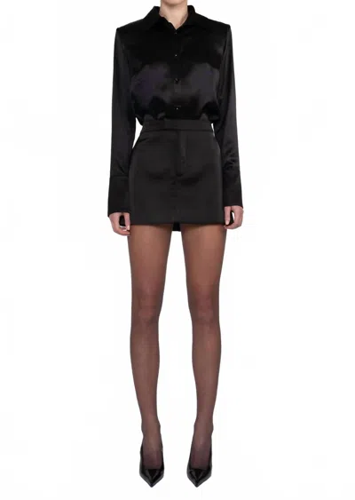 Nonchalantlabel Troy Long Sleeve Top In Black