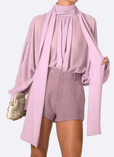 Nonchalantlabel Zehra Mini Short In Lilac In Pink