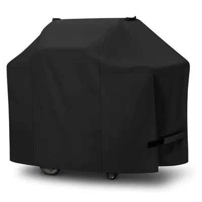 None Black 420d Pu-coated Grill Cover