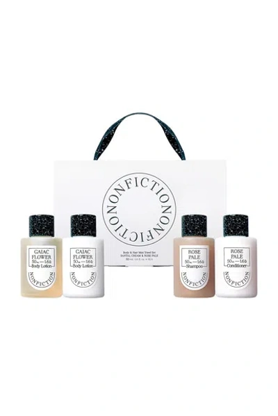 Nonfiction Body & Hair Mini Travel Set In Gaiac Flower & Rose Pale