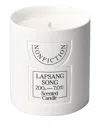 Nonfiction Lapsang Song Scented Candle In White