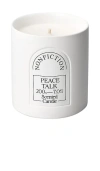 Nonfiction Peace Talk Scented Candle In White