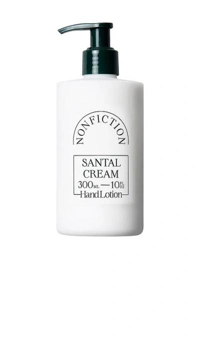 Nonfiction Santal Cream Hand Lotion In White