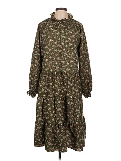Pre-owned Noni Casual Dress In Green