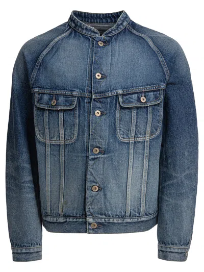 NONNATIVE NONNATIVE BLUE COTTON KNITWEAR