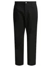 Nonnative Cotton Work Pants Trousers Black In Black