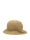 Nonnative Crochet Paper Hat In Brown