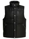 Nonnative Buttoned Zip-up Gilet In Black