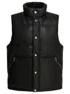 Nonnative Buttoned Zip-up Gilet In Black