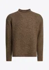 Nonnative Roll-neck Long-sleeve Sweater In Brown