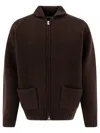 Nonnative Knit Zip-up Sweater With Ribbed Details