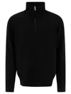 Nonnative Ribbed Knitwear With High Collar In Black