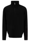 Nonnative Ribbed Knitwear With High Collar In Black