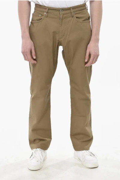 Nonnative Lightweight Cotton 5-pocket Pants With Belt Loops In Brown