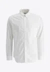 Nonnative Logo-embroidered Buttoned Shirt In White