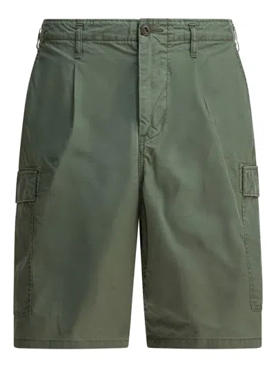 Nonnative Pleated Cargo Shorts In Green