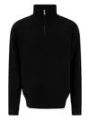 Nonnative Ribbed Knitwear With High Collar In Black