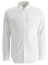 Nonnative Logo-embroidered Buttoned Shirt In White