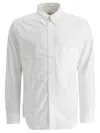 Nonnative Logo-embroidered Buttoned Shirt In White