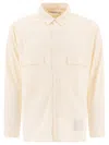 Nonnative Logo-embroidered Buttoned Shirt In Neutral