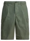 Nonnative Pleated Cargo Shorts In Green