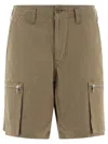 Nonnative Trooper 6p Short Beige In Blue