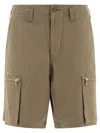 Nonnative Trooper 6p Short Beige In Gray