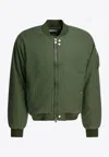 Nonnative Trooper Puff Bomber Jacket In Green