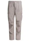Nonnative Relaxed Fit Cropped Trousers In Gray