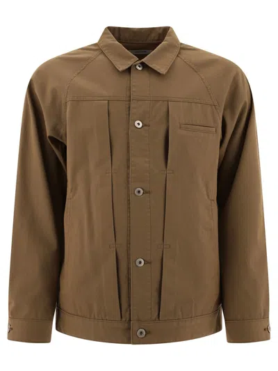 Nonnative Trucker Jacket In Brown