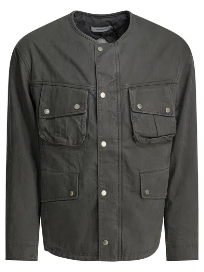 Nonnative Utility Jacket Jackets And Coats Grey In Black