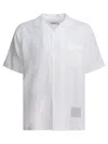 Nonnative Classic Short-sleeved Linen Shirt In White