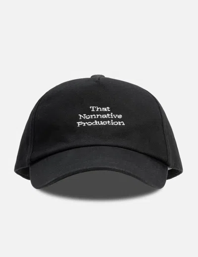 Nonnative Worker 6p Cap Cotton Oxford In Black