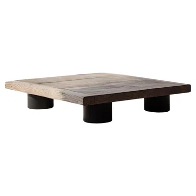 Pre-owned Nono Bold Square Coffee Table In Black Tint - Architectural Fundamenta 29 By