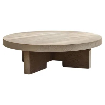 Pre-owned Nono Compact Round Coffee Table In Black Tint - Modern Fundamenta 34 By