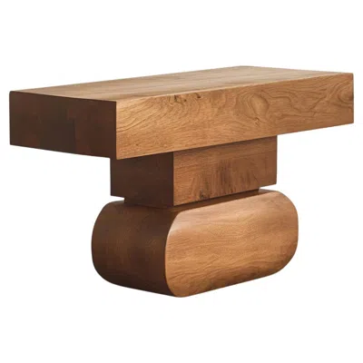 Pre-owned Nono Elefante Buffet 03, Oak Craft, Bold Statement In Brown