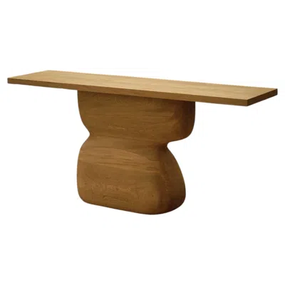 Pre-owned Nono Elefante Buffet 15, Solid Wood, Understated Design Detail In Brown