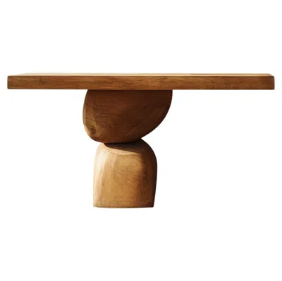 Pre-owned Nono Elefante By  Buffet 10, Sturdy Oak, Architectural Allure In Brown
