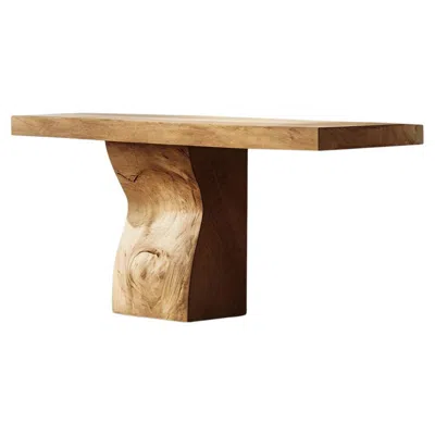 Pre-owned Nono Elefante By  Console 11, Stout Oak Base, Refined Top In Brown
