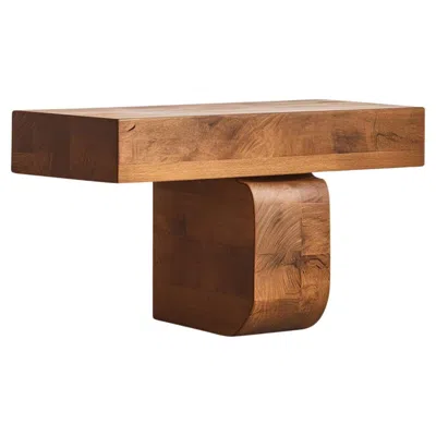 Pre-owned Nono Elefante By  Desk 04, Oak Precision, Functional Art In Brown